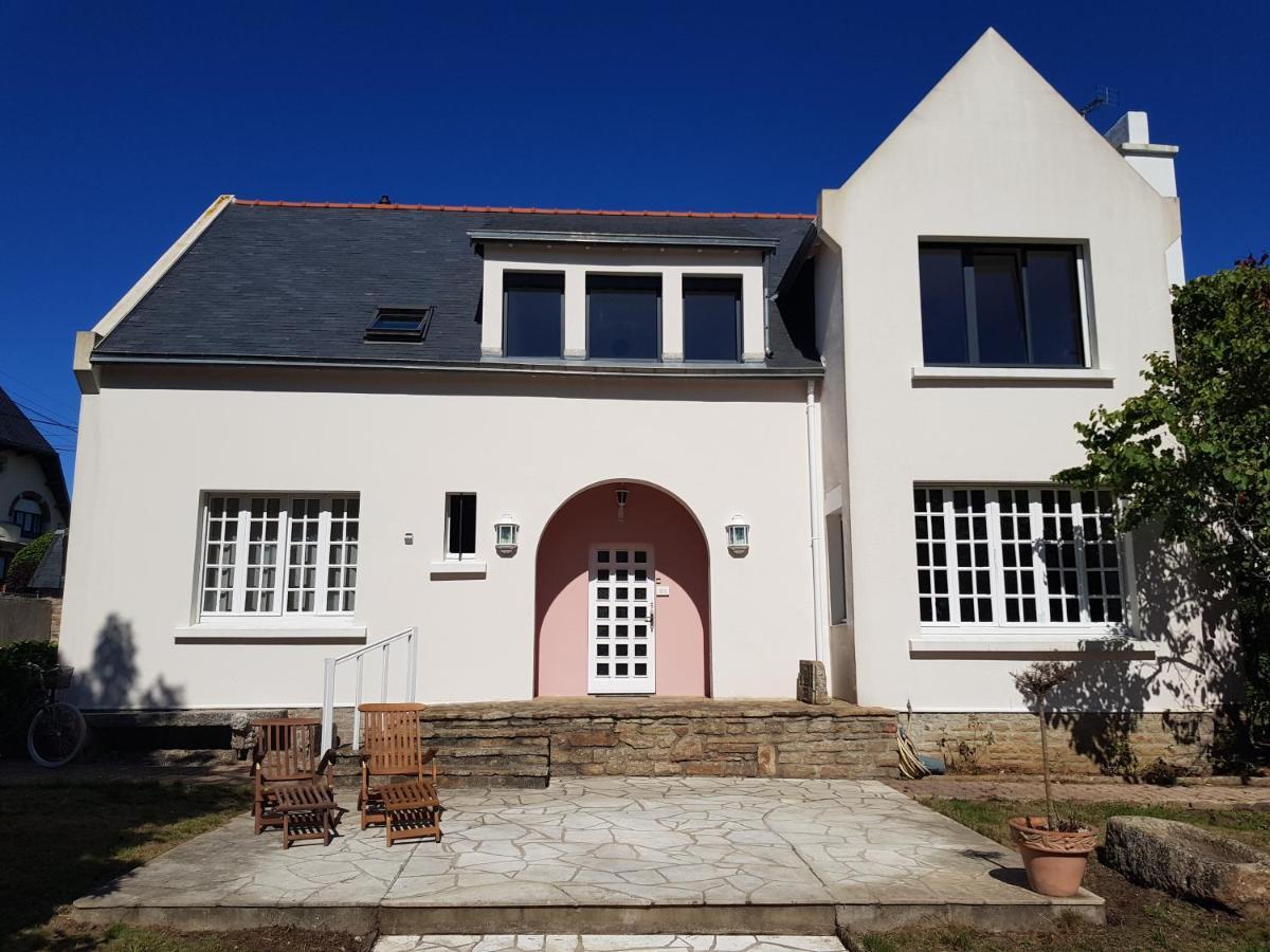 Villa sur la corniche vue mer Concarneau Exterior foto